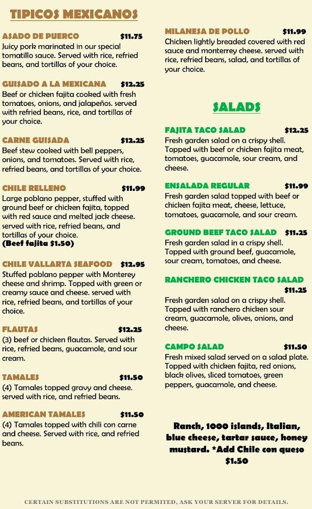 La Casona Mexican Restaurant & Cantina Menu image 4